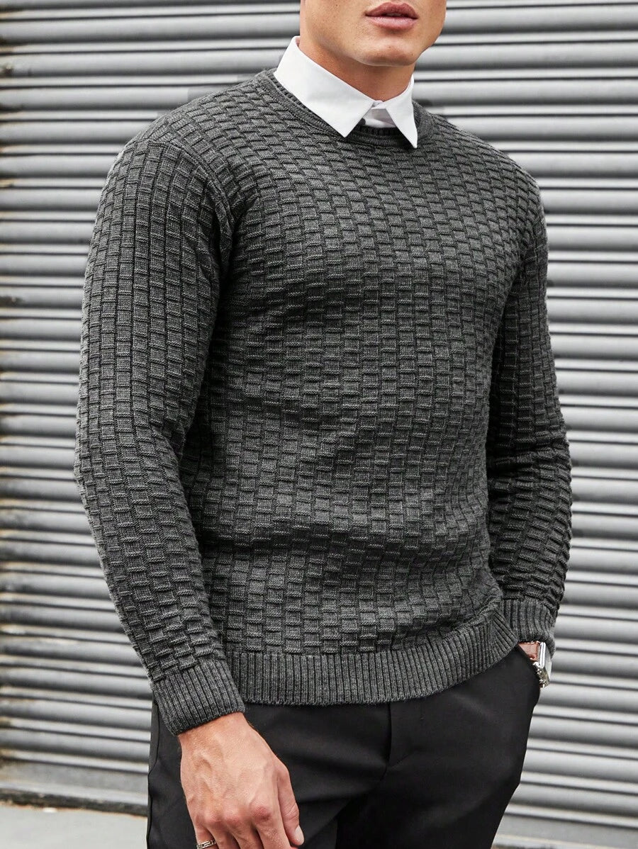 N&G | Herrenpullover mit Rundhalsausschnitt – Lässiger und Bequemer Stil