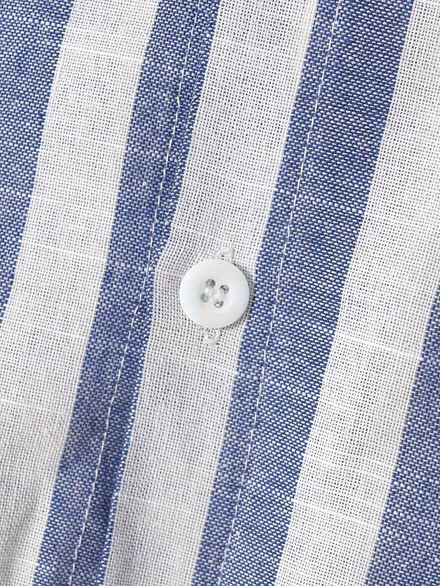 N&G | Herren Langarmhemd mit Streifen – Lässiger und Vielseitiger Stil