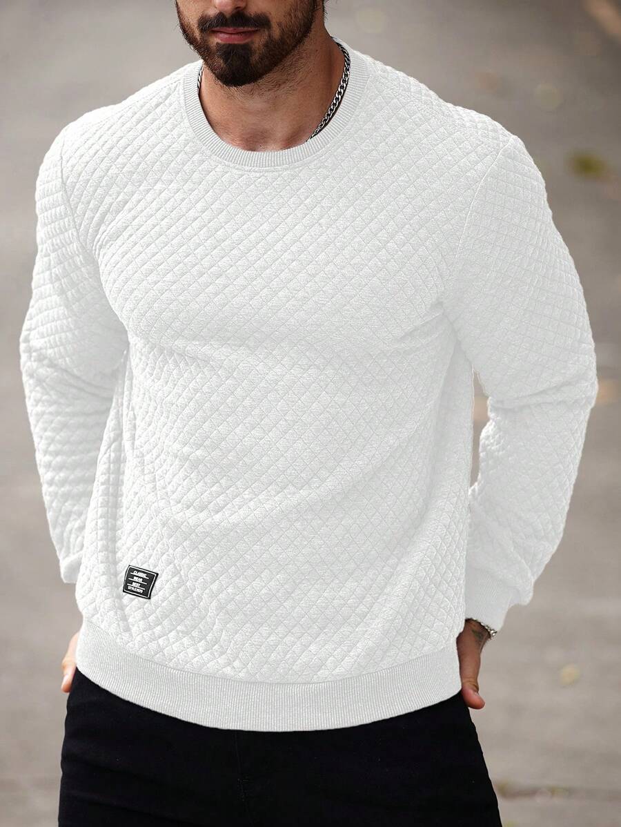 N&G | Herren-Sweatshirt – Lässiger Stil mit Überschnittenen Schultern