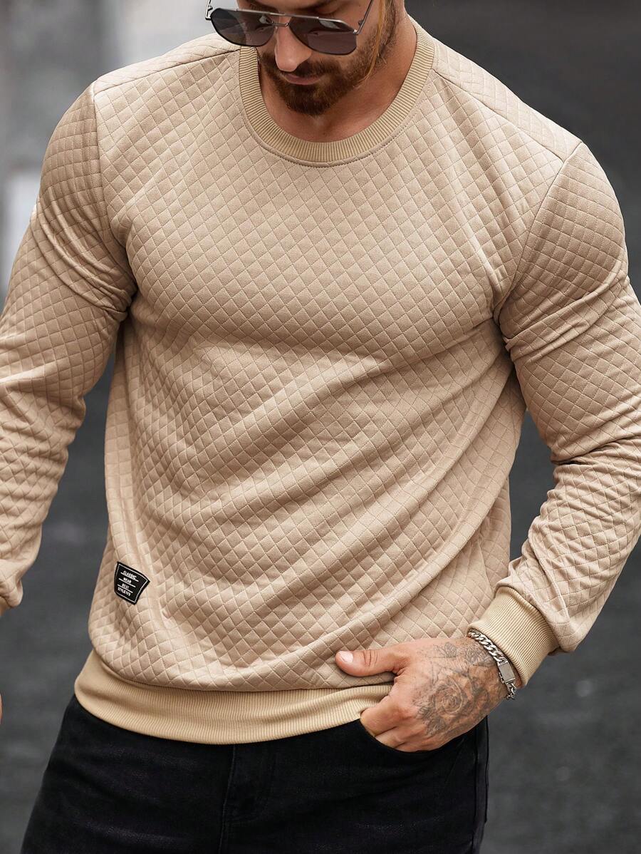 N&G | Herren-Sweatshirt – Lässiger Stil mit Überschnittenen Schultern
