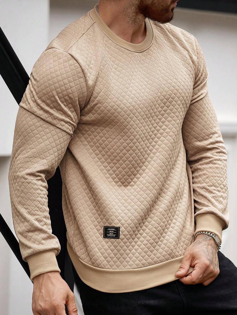 N&G | Herren-Sweatshirt – Lässiger Stil mit Überschnittenen Schultern