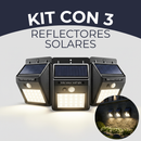 VIGILED - Kit Con 3 Reflectores Solares