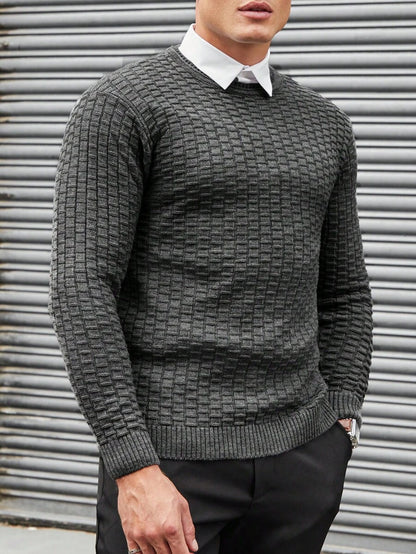 N&G | Herrenpullover mit Rundhalsausschnitt – Lässiger und Bequemer Stil