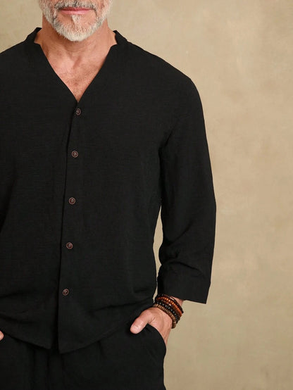 N&G | Herren Freizeit-Set – Langarmhemd und Hose