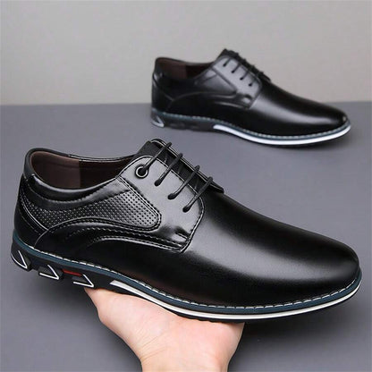 N&G | Herren Casual Schuh aus PU-Leder – Rutschfest und Bequem