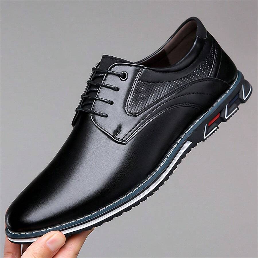 N&G | Herren Casual Schuh aus PU-Leder – Rutschfest und Bequem