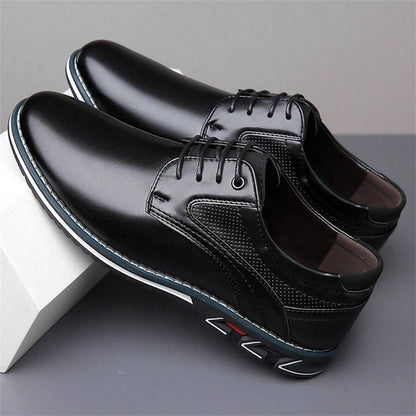 N&G | Herren Casual Schuh aus PU-Leder – Rutschfest und Bequem