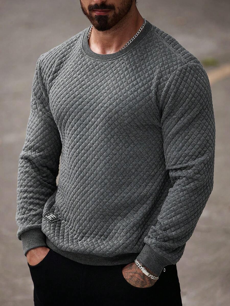 N&G | Herren-Sweatshirt – Lässiger Stil mit Überschnittenen Schultern