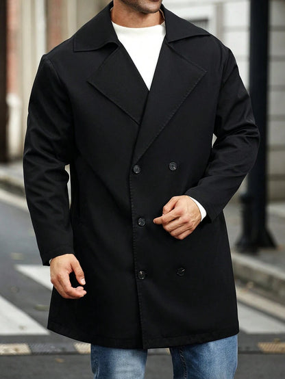 N&G | Herren-Trenchcoat in Übergröße – Eleganz für Herbst und Winter