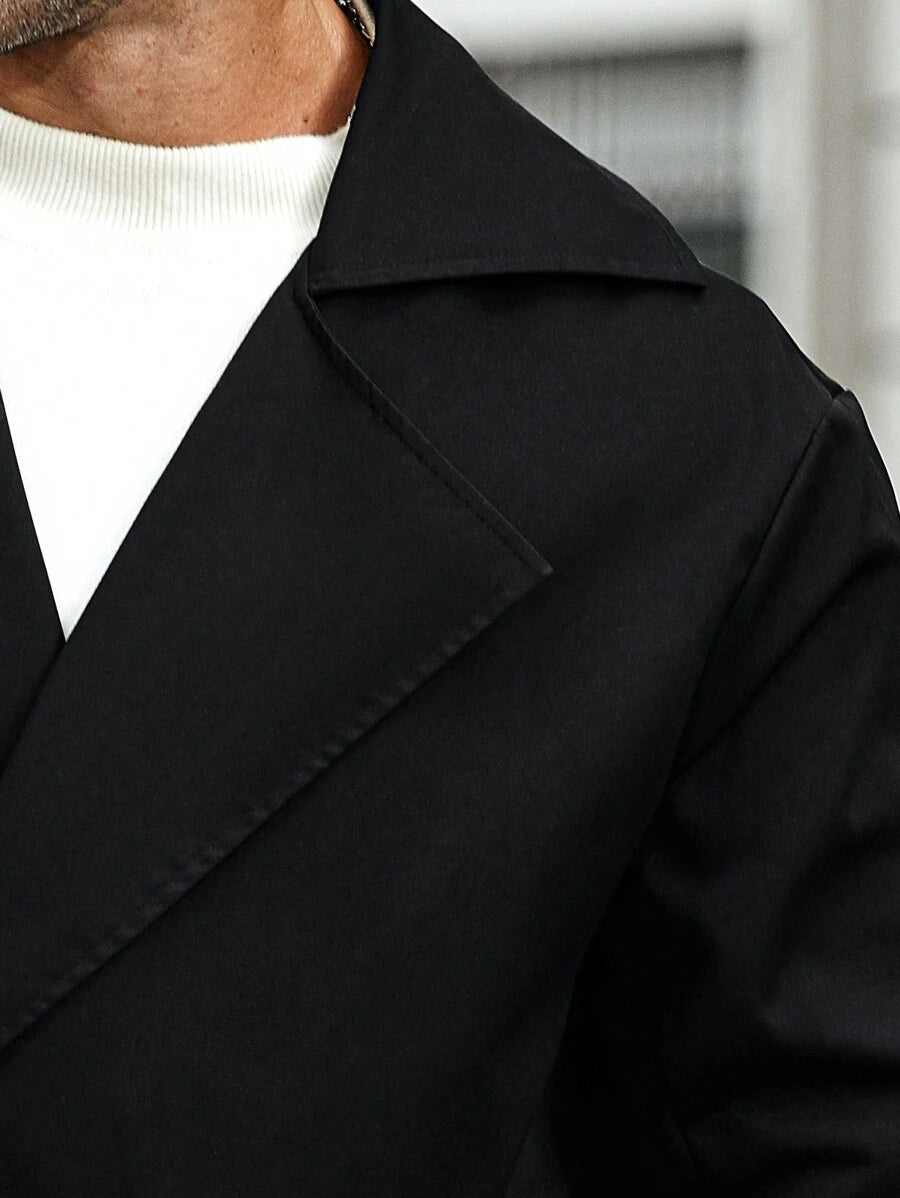 N&G | Herren-Trenchcoat in Übergröße – Eleganz für Herbst und Winter