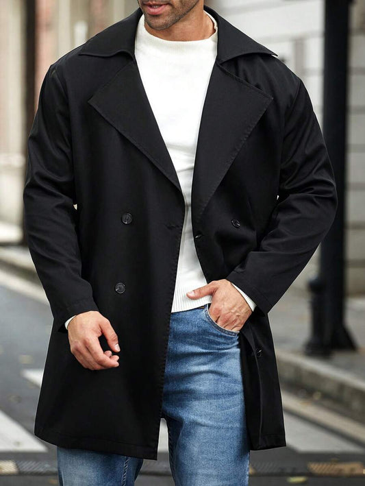 N&G | Herren-Trenchcoat in Übergröße – Eleganz für Herbst und Winter