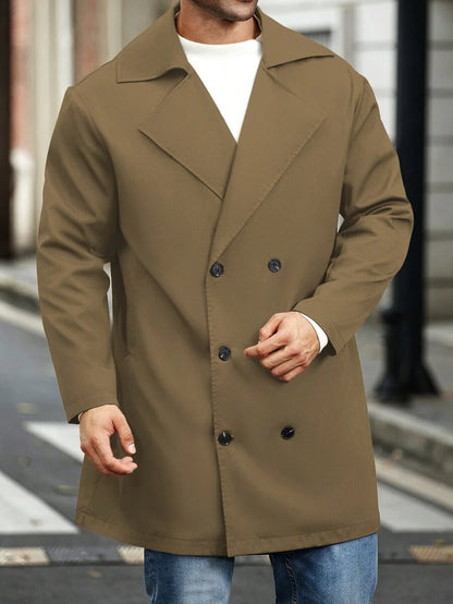 N&G | Herren-Trenchcoat in Übergröße – Eleganz für Herbst und Winter