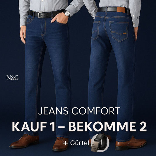 Kaufe 1 Erhalte 2 | Comfort Flex Jeanshose® + kostenloser Herren-Gürtel