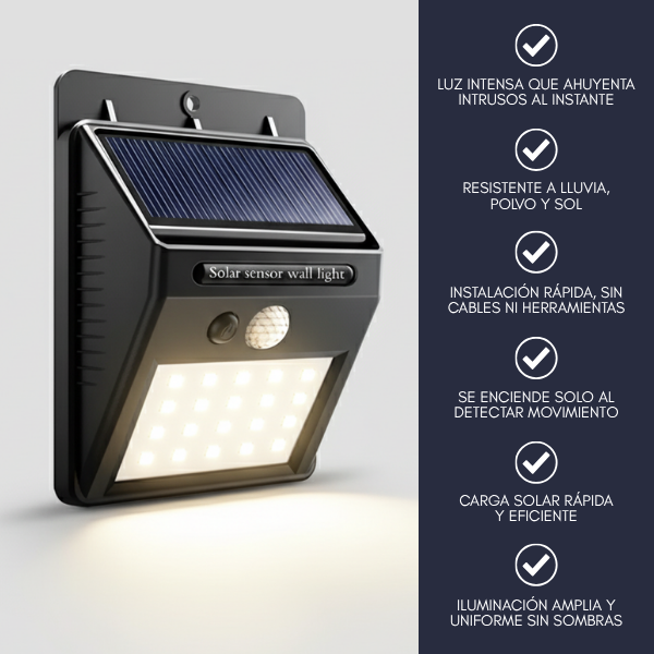 VIGILED - Kit Con 3 Reflectores Solares