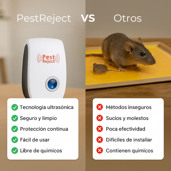 Repelente Electronico PestReject™ 🔥 Solo por HOY : PAGA 1 Y LLÉVATE 2 🔥
