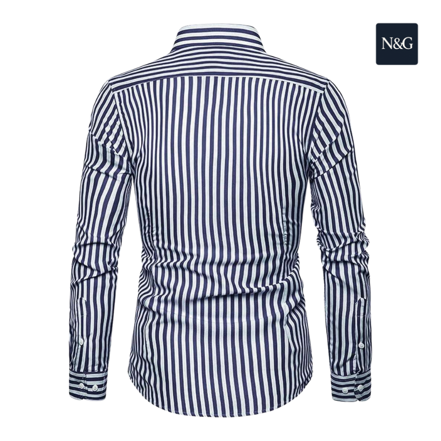 N&G | Herrenhemd – Gestreifter Casual-Stil