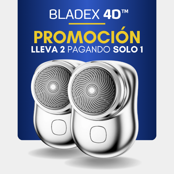 BladeX 4D™ – Mini Afeitadora Profesional – Comprá 1 y llevate otra GRATIS 🎁