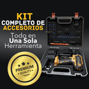 Taladro Inalámbrico Doble Bateria + Kit Accesorios 🔥 Últimas Unidades 🔥